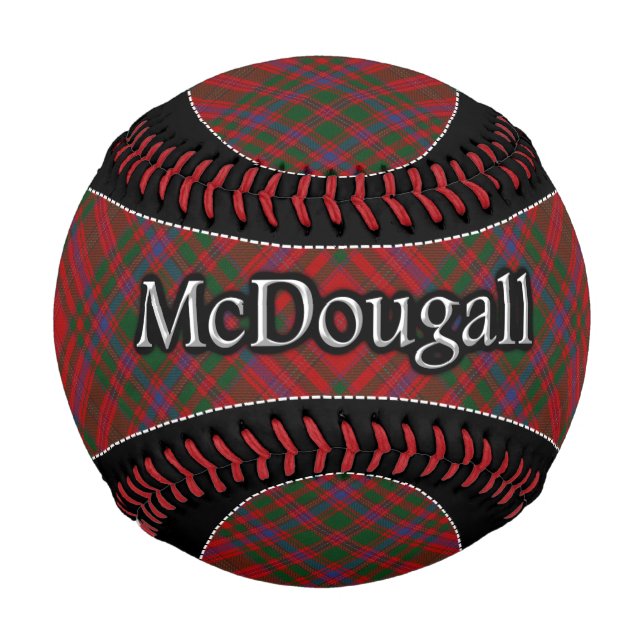 Pelota De Béisbol Clan McDougall MacDougall Scottish Dream Tartan (Anverso)