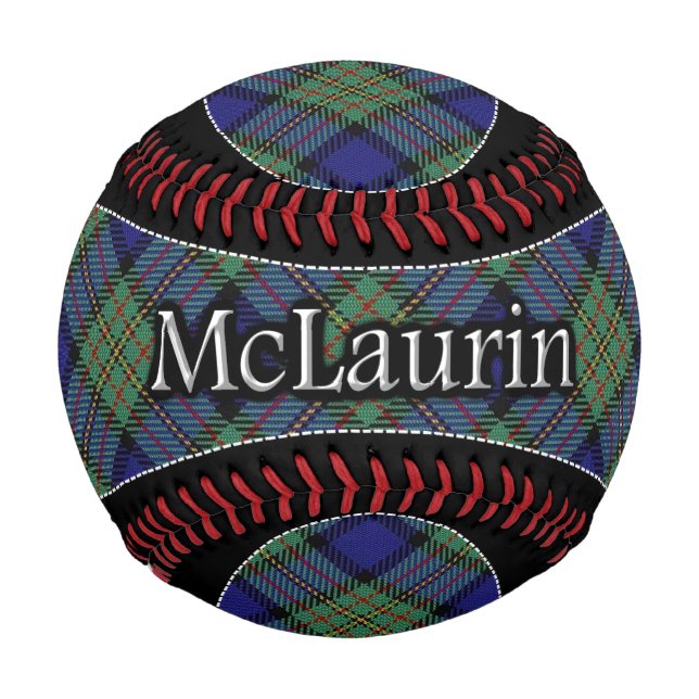 Pelota De Béisbol Clan McLaurin MacLaren Scottish Dream Tartán (Anverso)