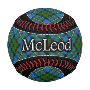 Pelota De Béisbol Clan McLeod MacLeod Scottish Dream Tartán