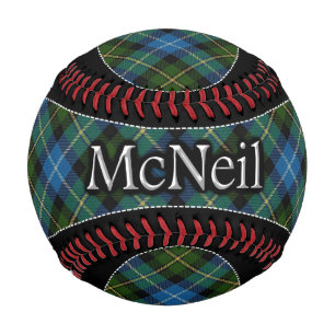 Pelota De Béisbol Clan McNeil MacNeil Scottish Dream Tartán