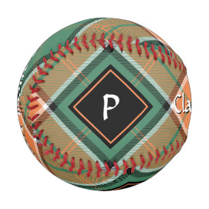 Pelota De Béisbol Clan Pollock Tartan Baseball