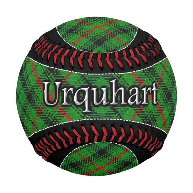 Pelota De Béisbol Clan Urquhart Scottish Dream Tartán (Anverso)