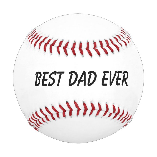 Pelota De Béisbol Clásico de regalo de cumpleaños por el Día del Pad (Anverso)