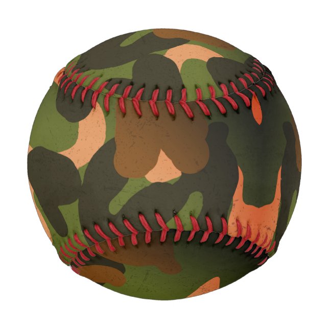 Pelota De Béisbol Classic Military Camo Pattern (Anverso)
