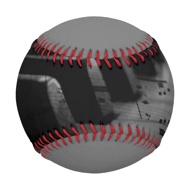 Pelota De Béisbol Claves de piano de música (Anverso)