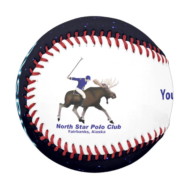 Pelota De Béisbol Club de Polo North Star (Moose) (Anverso izquierdo)