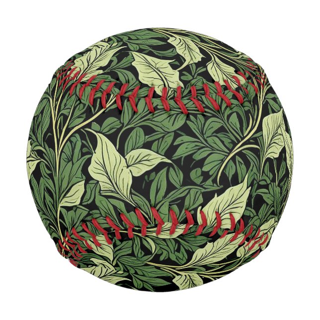 Pelota De Béisbol Clúster de vinos en tonos verdes (Anverso)