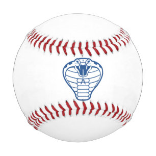 Pelota De Béisbol Cobra Snake Blue Ilustracion Animales Venomous