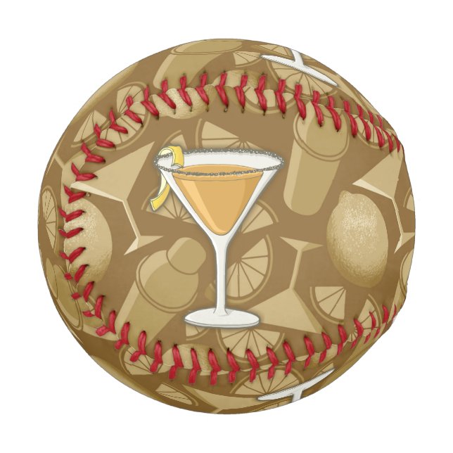 Pelota De Béisbol Cóctel de Sidecar (Anverso izquierdo)