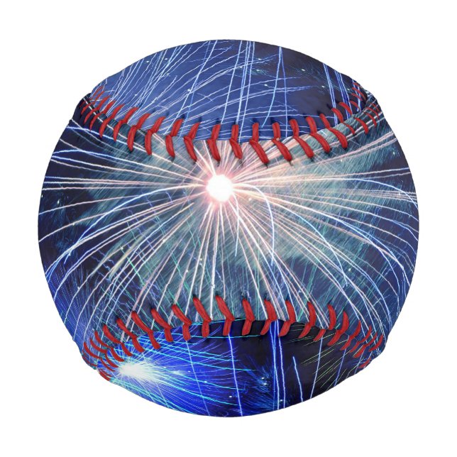 Pelota De Béisbol Cohetes de fuegos artificiales (Anverso)