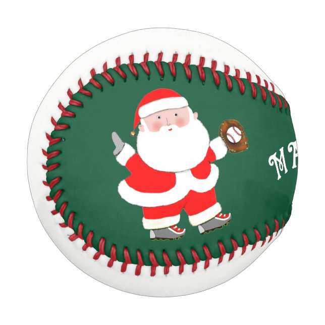 Pelota De Béisbol Colectivo de Navidades de Béisbol (Anverso izquierdo)
