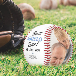 Pelota De Béisbol Collage de 2 Fotos Moderno ¡El Mejor Abuelo de Tod