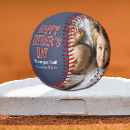 Pelota De Béisbol Collage de fotos Feliz Día del Padre