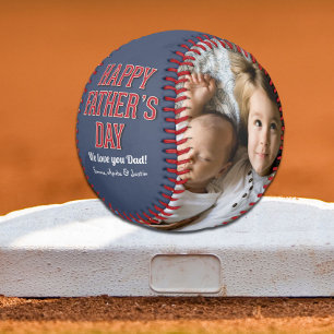 Pelota De Béisbol Collage de fotos Feliz Día del Padre