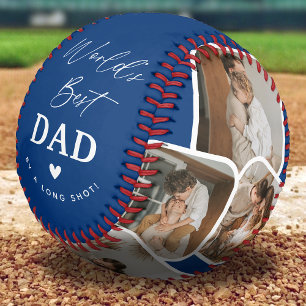 Pelota De Béisbol Collage de fotos múltiple moderno Mejor Papá del M