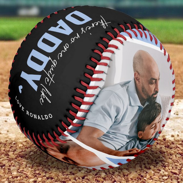 Pelota De Béisbol collage de fotos 'No hay nadie más que papi' (Subido por el creador)