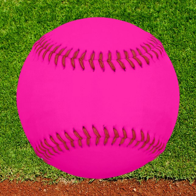 Pelota De Béisbol Color sólido neón rosado (Subido por el creador)