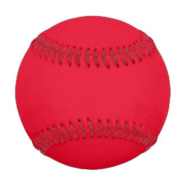 Pelota De Béisbol Color sólido rojo Cadmio