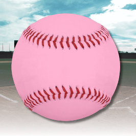Pelota De Béisbol Color sólido rosa de carnación | Clásica | Elegant