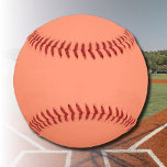 Pelota De Béisbol Color sólido rosa salmón | Color de moda<br><div class="desc">Color sólido rosa salmón | Diseño clásico | Producto elegante | Color de moda | Elegancia y moda | Regalo</div>