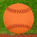 Pelota De Béisbol Color sólido tigre naranja<br><div class="desc">Color sólido del tigre naranja. Este tono audaz y enérgico captura el espíritu de vitalidad y emoción. Es un naranja intenso, casi eléctrico con la cantidad correcta de calidez y brillo. Su audacia lo convierte en un color destacado que sin duda captará la atención. Este tono dinámico funciona muy bien...</div>