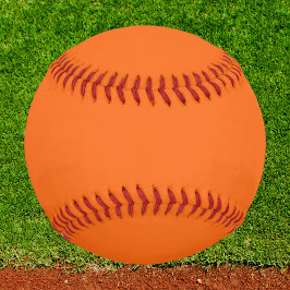 Pelota De Béisbol Color sólido tigre naranja