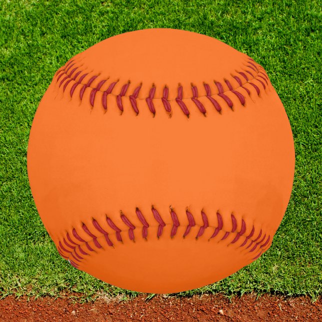 Pelota De Béisbol Color sólido tigre naranja (Subido por el creador)