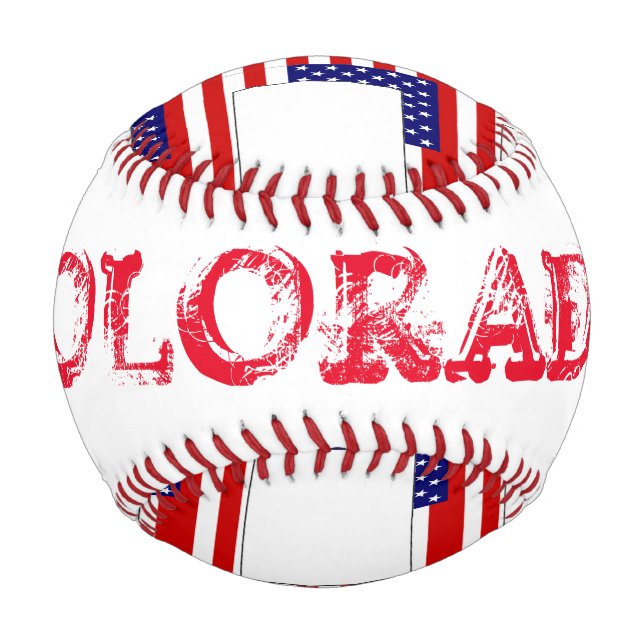 PELOTA DE BÉISBOL COLORADO (Reverso)