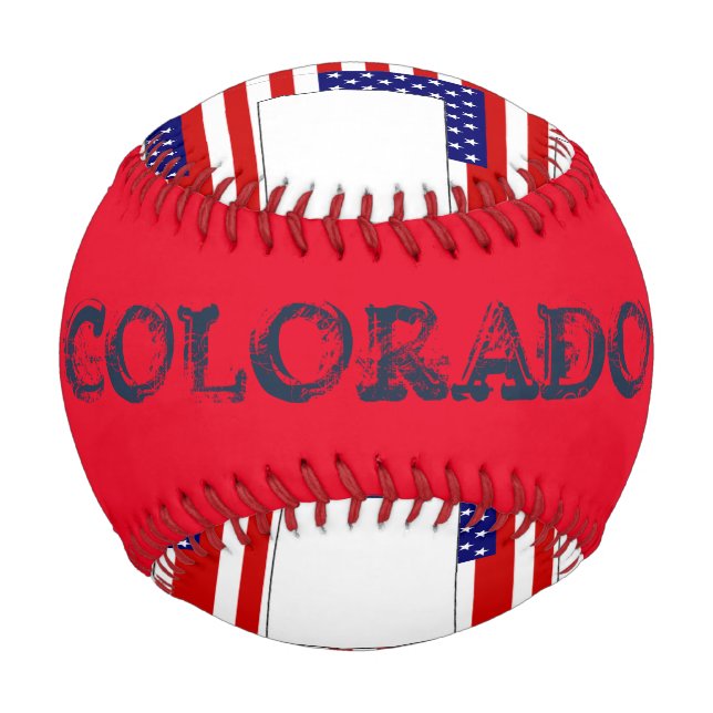 PELOTA DE BÉISBOL COLORADO (Reverso)