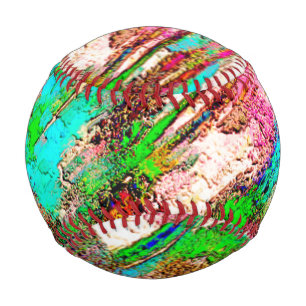 Pelota De Béisbol Colorido - Rústico y duro como el bronce