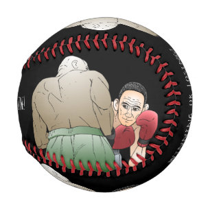 Pelota De Béisbol Combate de Boxeo entre Dos Hombres
