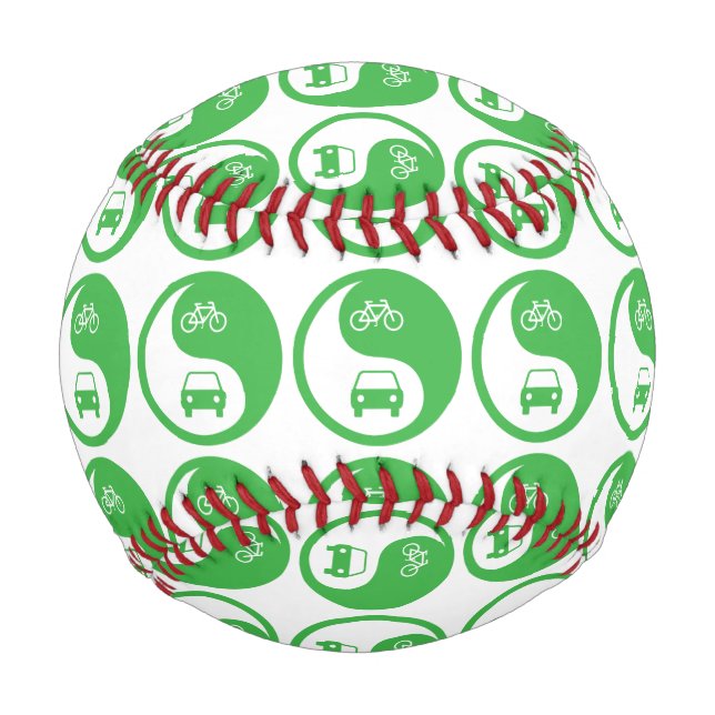 Pelota De Béisbol Compartir el camino Yin Yang (Anverso)