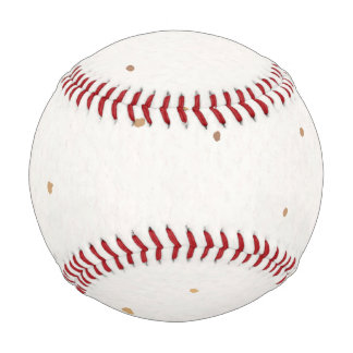 Pelota de béisbol con manchas doradas personalizad