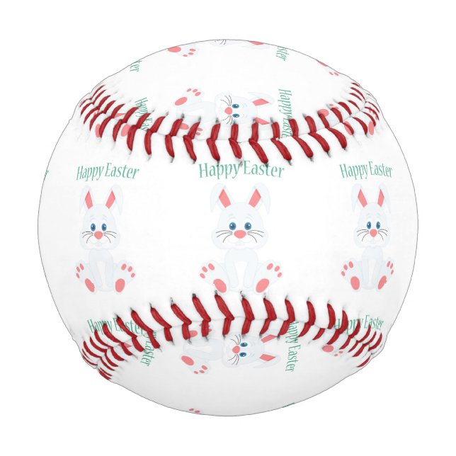 Pelota De Béisbol Conejo de Semana Santa (Anverso)