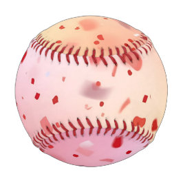 Pelota De Béisbol Confeti de melocotón