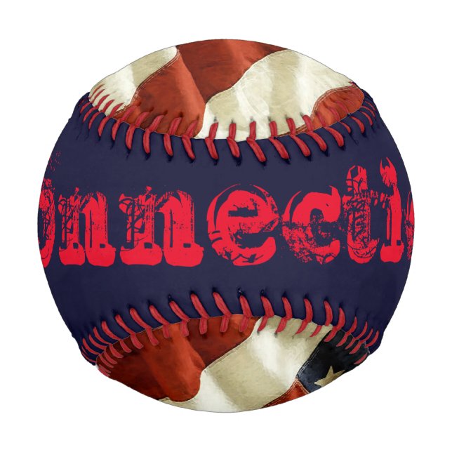 Pelota De Béisbol Connecticut (Reverso)