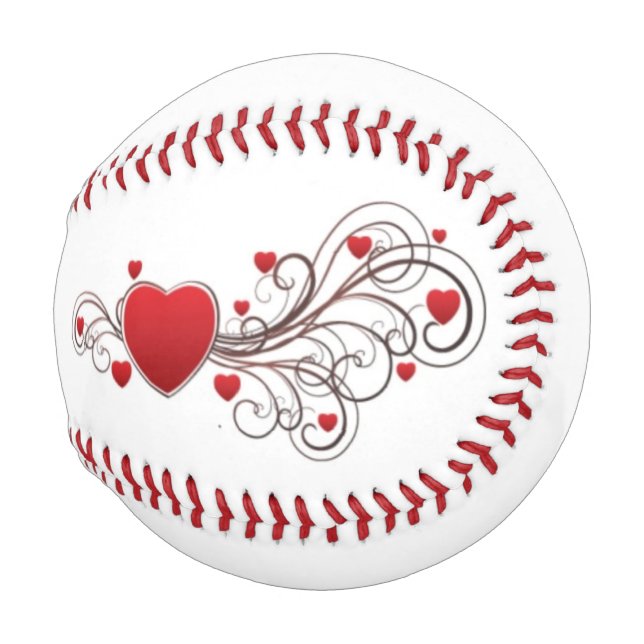 Pelota De Béisbol Corazón desplazado (Anverso derecho)
