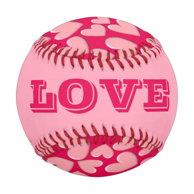 Pelota De Béisbol Corazones esponjosos (Reverso)