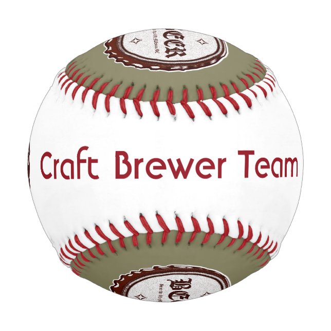 Pelota De Béisbol Craft Brewer Team (Anverso)