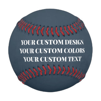 Pelota De Béisbol Crea tu propio azul oscuro personalizado