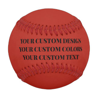 Pelota De Béisbol Crea tu propio rojo personalizado