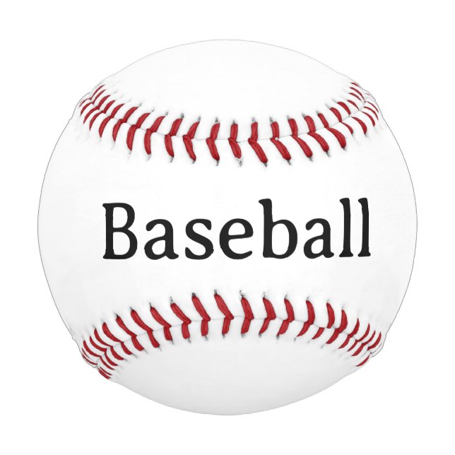 Pelota De Béisbol Crea tu propio simple personalizado (Anverso)