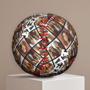 Pelota De Béisbol Crear un Collage de fotos Personalizado - 6 fotos 
