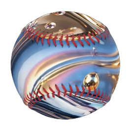 Pelota De Béisbol Cromo holográfico arcoíris