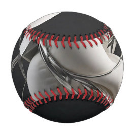 Pelota De Béisbol Cromo Líquido - Metal Plateado Espejo
