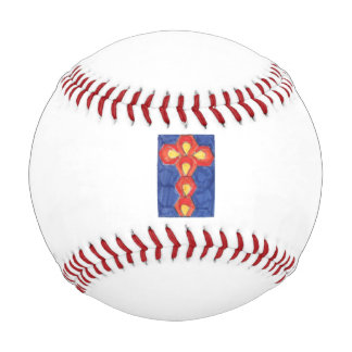 Pelota De Béisbol Cross Motif Baseball