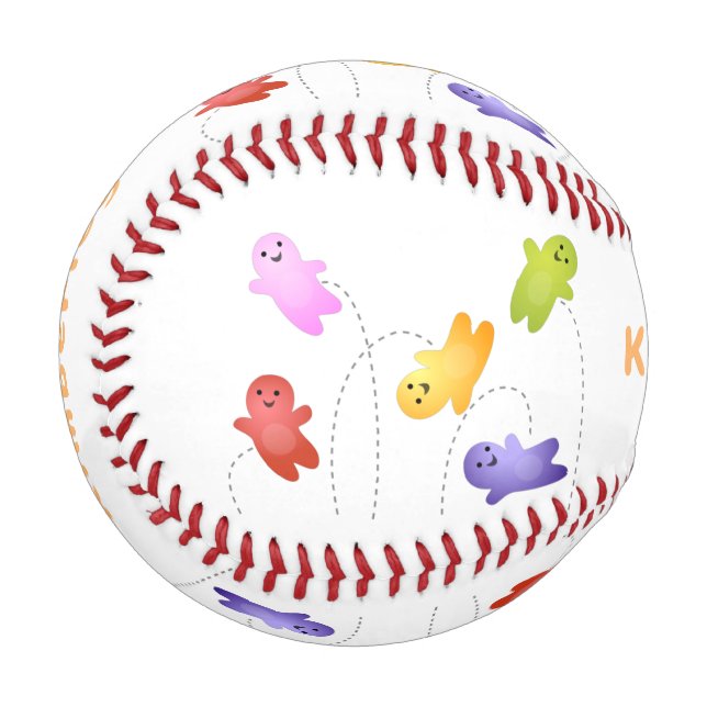 Pelota De Béisbol Cute jelly bebés dulces personalizado (Anverso izquierdo)