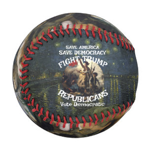 Pelota De Béisbol Czar Rue Mentiroso Trump POTUS Patriótico Tren MAG