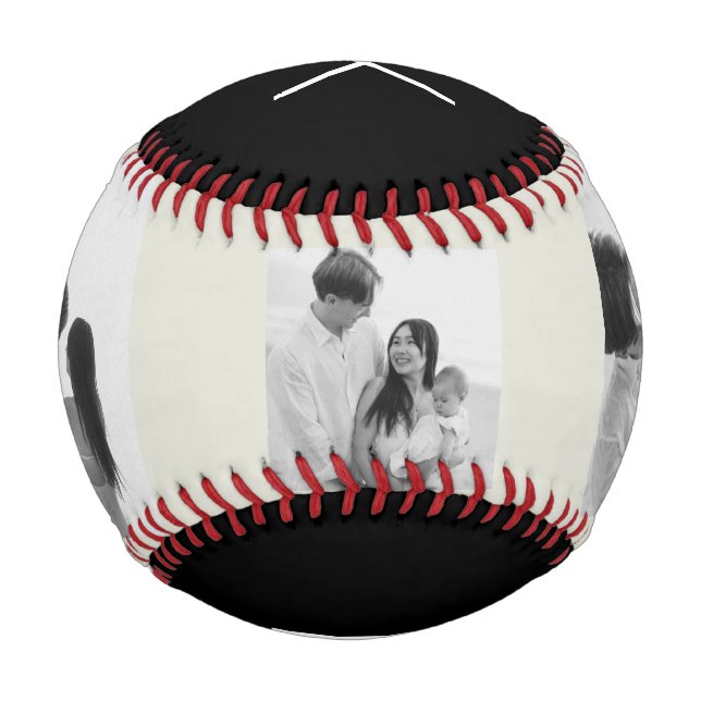 Pelota De Béisbol Dad Established Three Photo  (Anverso)