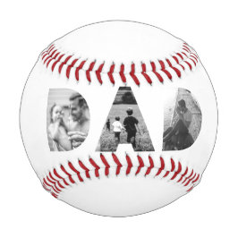 Pelota De Béisbol DAD Happy Fathers Day Photo